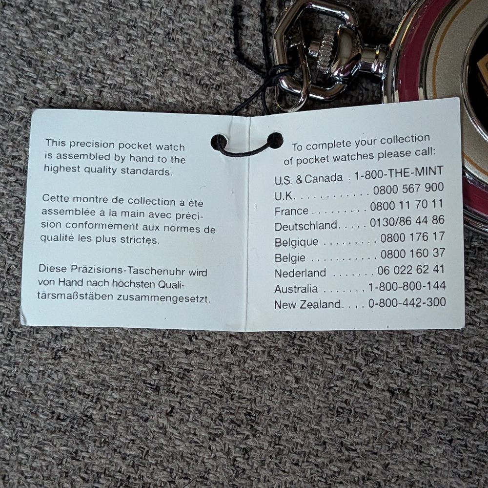 Harley-Davidson Pocket Watch with Case - Picture 4 of 5